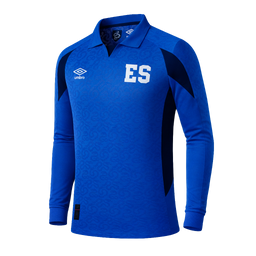 EL SALVADOR Authentic Long Sleeve Home Jersey