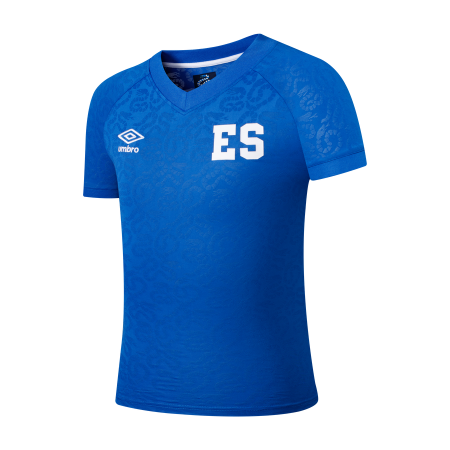 EL SALVADOR Kids Short Sleeve Home Jersey SET