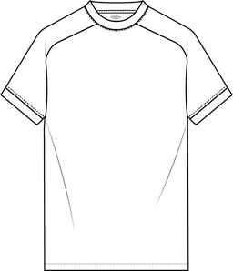 Striker - Mens Short Sleeve Raglan Crew-Neck Jersey