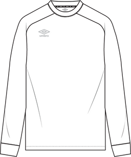Striker - Mens Long Sleeve Raglan Crew-Neck Jersey