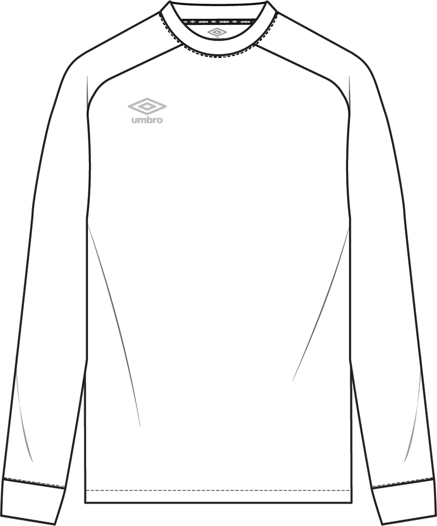 Striker - Mens Long Sleeve Raglan Crew-Neck Jersey