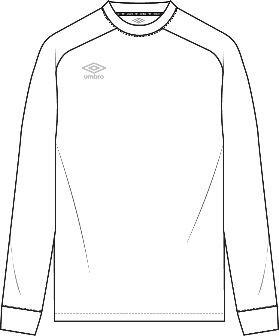 Striker - Mens Long Sleeve Raglan Crew-Neck Jersey
