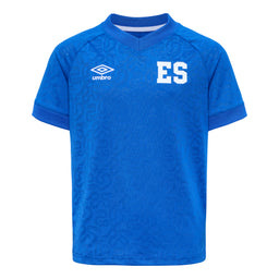 EL SALVADOR Kids Short Sleeve Home Jersey SET