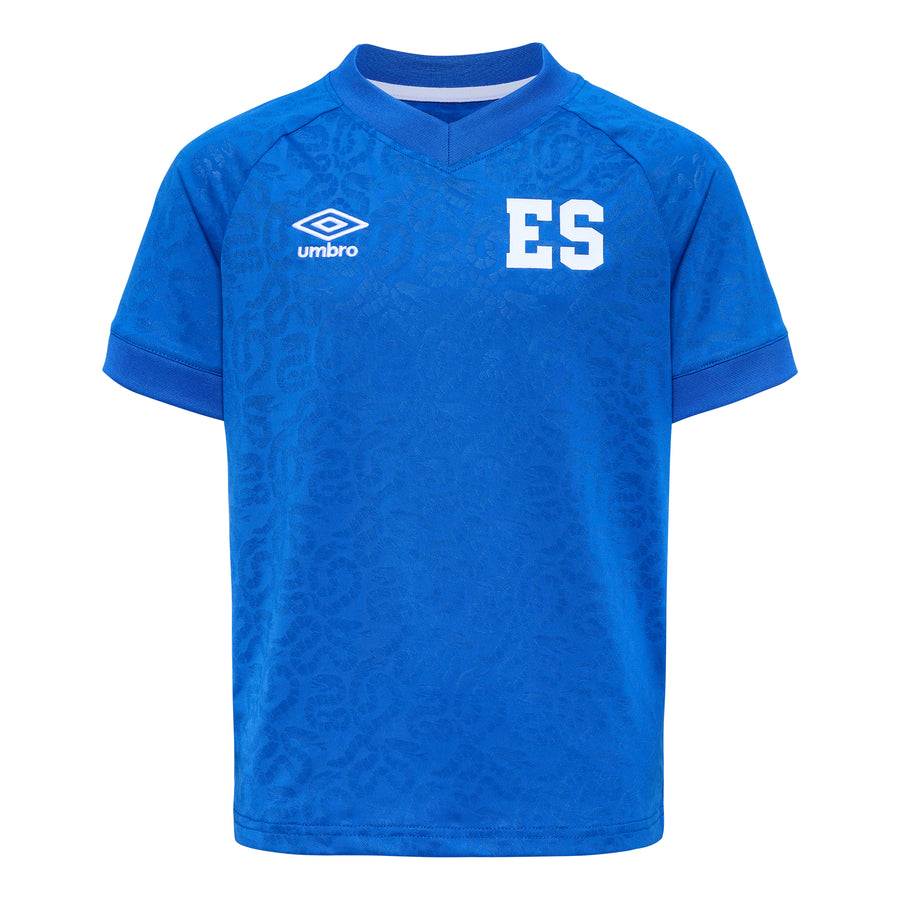 EL SALVADOR Kids Short Sleeve Home Jersey SET