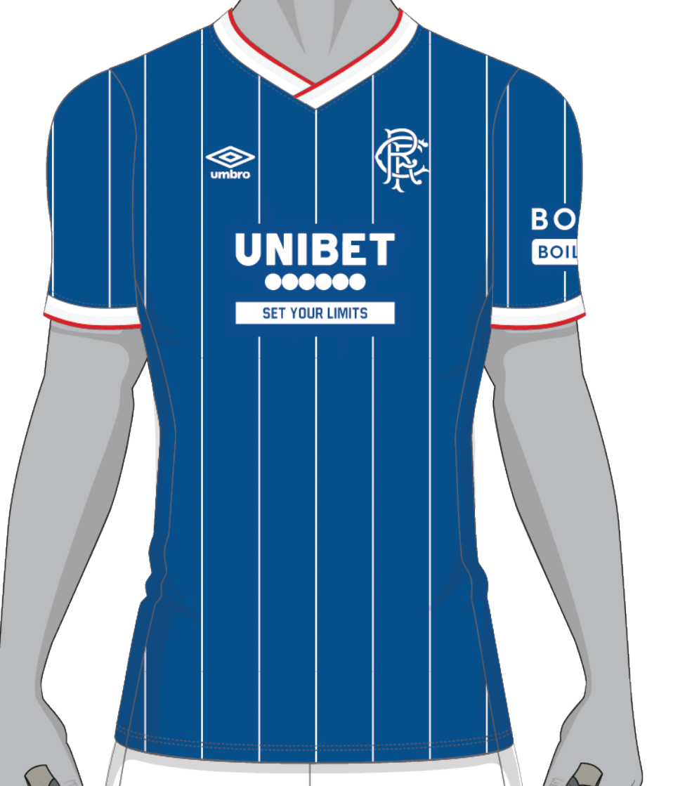 2026-2027 Rangers Home Short Sleeve Jersey