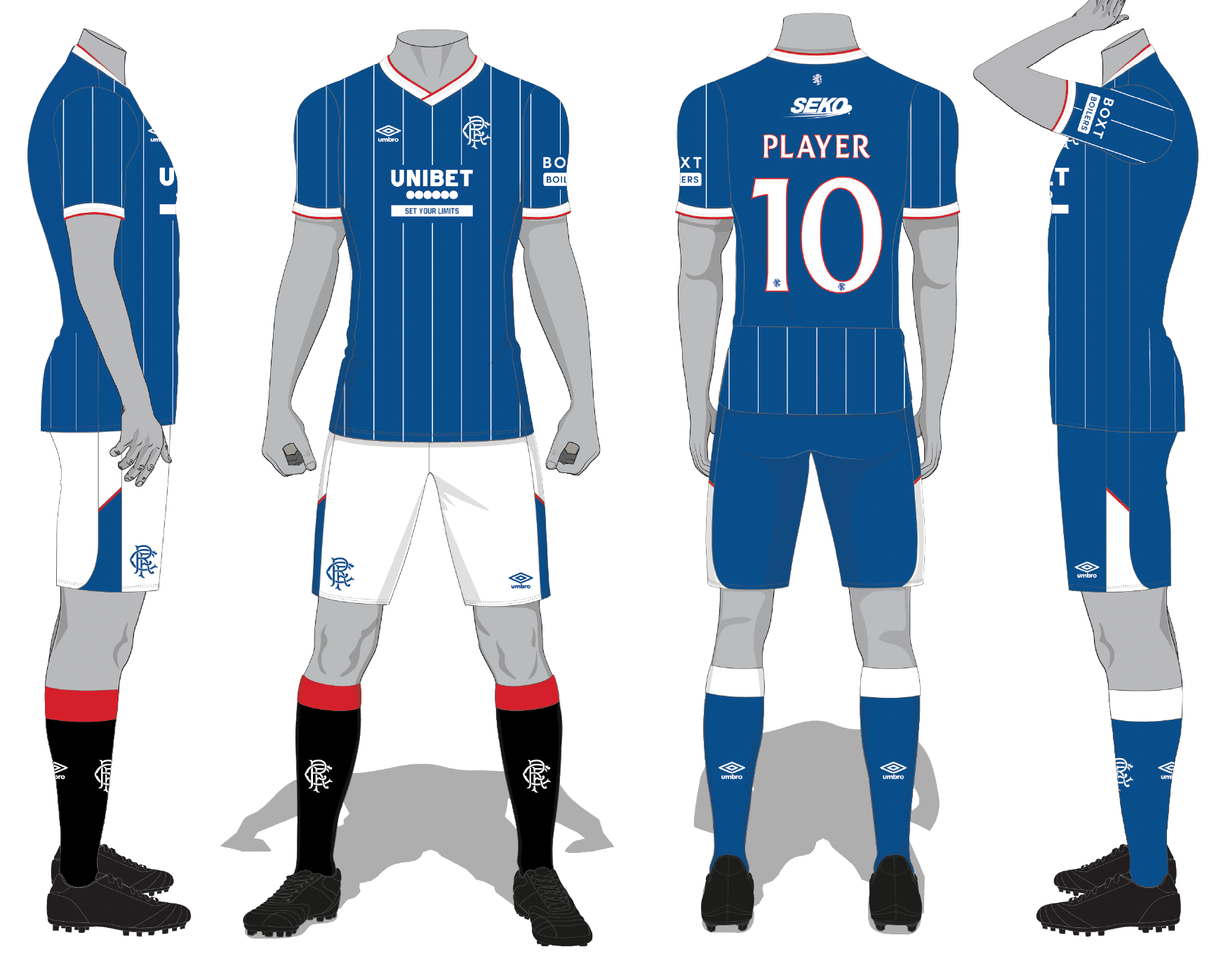 2026-2027 Rangers Home Short Sleeve Jersey